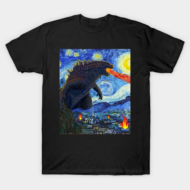 Starry Monster T-Shirt by Bomdesignz